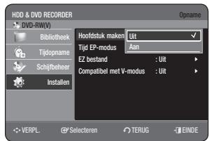 SAMSUNG DVD-HR775A - Hoofdstuk maken - 5