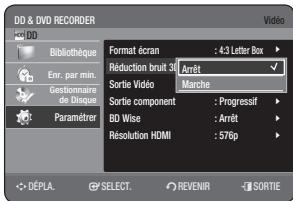 SAMSUNG DVD-HR775A - Réduction bruit 3D (réduction du bruit adaptable au déplacement) - 1