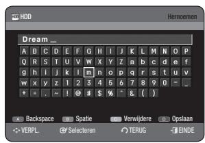 SAMSUNG DVD-HR775A - DE NAAM VAN EEN MUZIEK-, FOTO- OF DIVX-BESTAND WIJZIGEN - 3
