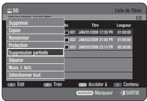 SAMSUNG DVD-HR775A - Utilisation du bouton TITLE LIST - 1