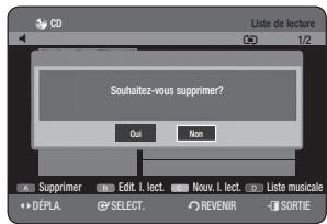 SAMSUNG DVD-HR775A - Supprimer la liste de lecture - 3