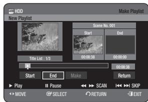 SAMSUNG DVD-HR775A - Using the TITLE LIST button - 2