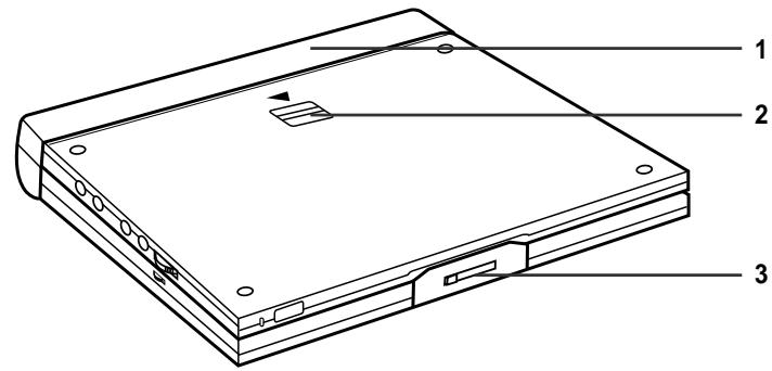 SAMSUNG DVD-L100 - Description du panneau avant - 1