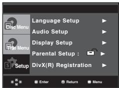 SAMSUNG DVD-P191 - Using the Setup Menu - 1