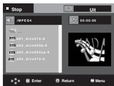SAMSUNG DVD-P191 - Functie MPEG4 afspelen - 1