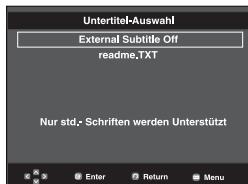 SAMSUNG DVD-P191 - Taste SUBTITLE verwenden (DVD/MPEG4) - 2