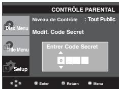 SAMSUNG DVD-P191 - Changement du mot de passe - 4
