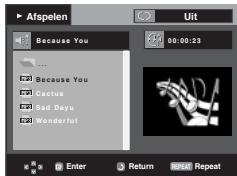 SAMSUNG DVD-P191 - MP3/WMA/CD Audio afspelen - 1