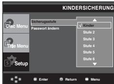 SAMSUNG DVD-P191 - Alterseinstufung einstellen - 5