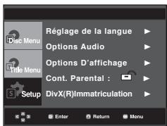 SAMSUNG DVD-P191 - Configuration du niveau d'évaluation - 1