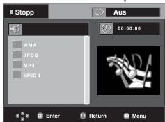 SAMSUNG DVD-P191 - Clip-MENU für MP3/WMA/JPEG/CD Audio/MPEG4 - 1