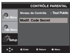 SAMSUNG DVD-P191 - Changement du mot de passe - 3