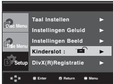 SAMSUNG DVD-P191 - Het classificationiveau instellen - 2