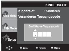 SAMSUNG DVD-P191 - De toegangscode wijzigen - 5