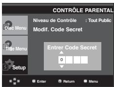 SAMSUNG DVD-P191 - Configuration du niveau d'évaluation - 4