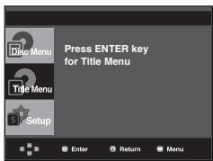 SAMSUNG DVD-P191 - Using the Title Menu - 1