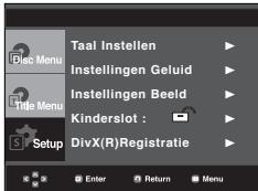 SAMSUNG DVD-P191 - Het classificationiveau instellen - 1