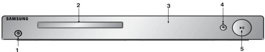 SAMSUNG DVD-P191 - Bedienelemente an der Vorderseite - 1
