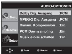 SAMSUNG DVD-P191 - Tonwiedergabeoptioneneinstellen - 2