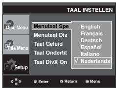 SAMSUNG DVD-P191 - Menutaaal spelER - 1