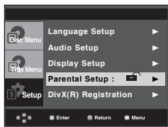 SAMSUNG DVD-P191 - Changing the Password - 2