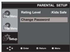 SAMSUNG DVD-P191 - Changing the Password - 3