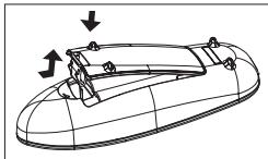 SAMSUNG DVD-P191 - Install Batteries in the Remote control - 1