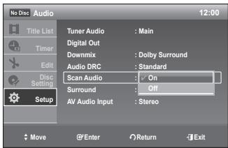 SAMSUNG DVD-R170 - Scan Audio (DVDs only) - 2