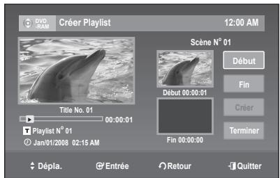 SAMSUNG DVD-R170 - Création d'uneliste deLecture - 4