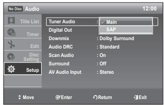 SAMSUNG DVD-R170 - Tuner Audio - 1