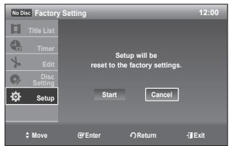 SAMSUNG DVD-R170 - Factory Setting - 2