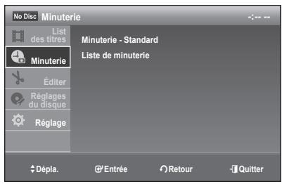 SAMSUNG DVD-R170 - NAVIGATION DANS LE MENU DE L'ÉCRAN - 1