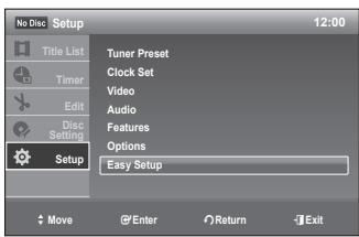 SAMSUNG DVD-R170 - EASY SETUP - 1