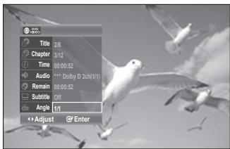 SAMSUNG DVD-R170 - Changing the Camera Angle - 2