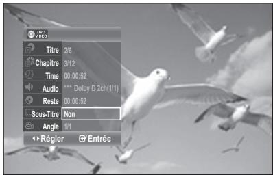 SAMSUNG DVD-R170 - Sélection de la langue de sous-titrage - 2