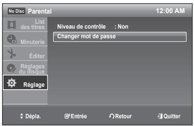 SAMSUNG DVD-R170 - Changer mot de passer - 1