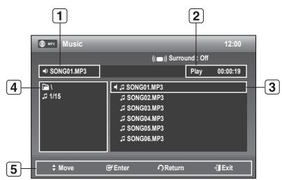 SAMSUNG DVD-R170 - Audio CD(CD-DA) Screen Elements - 7