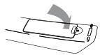 SAMSUNG DVD-R170 - Installing batteries in the Remote Control - 5
