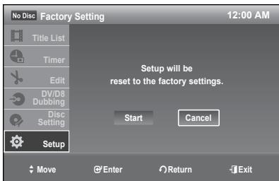 SAMSUNG DVD-R174 - Factory Setting - 2
