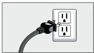 SAMSUNG DVD-R174 - Connecting the Power Cord - 1