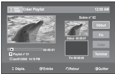 SAMSUNG DVD-R174 - Création d'une Liste de Lecture - 4
