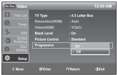 SAMSUNG DVD-R174 - Progressive Scan - 2