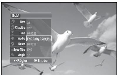 SAMSUNG DVD-R174 - Sélection de la langue - 3