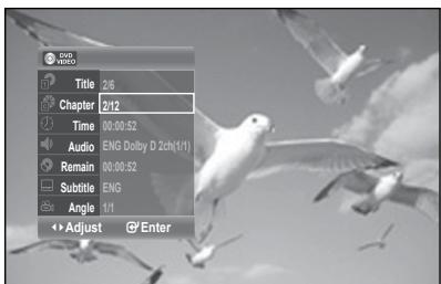 SAMSUNG DVD-R174 - Moving to a desired scene directly - 8