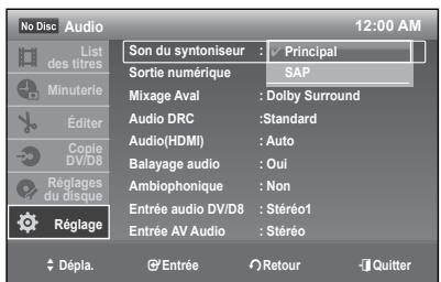 SAMSUNG DVD-R174 - Son du symtoniseur - 1