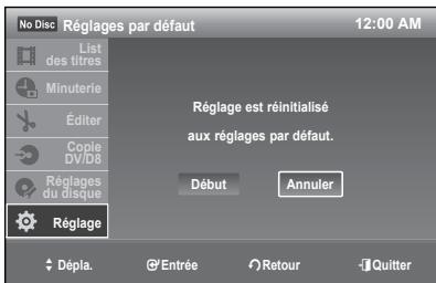 SAMSUNG DVD-R174 - Réglages par défaut - 2