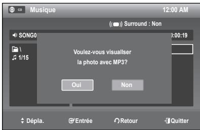 SAMSUNG DVD-R174 - Lecture de musique et visionnement de photos simultanés - 1