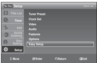 SAMSUNG DVD-R174 - EASY SETUP - 1