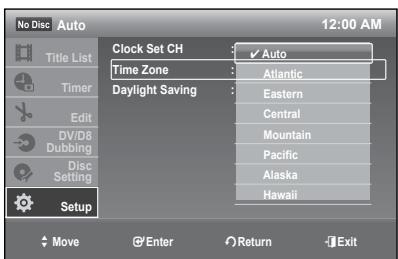 SAMSUNG DVD-R174 - Daylight Saving : - 4