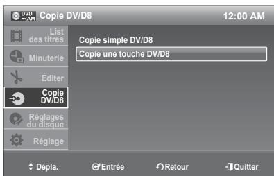 SAMSUNG DVD-R174 - Copie une touche DV/D8 - 1